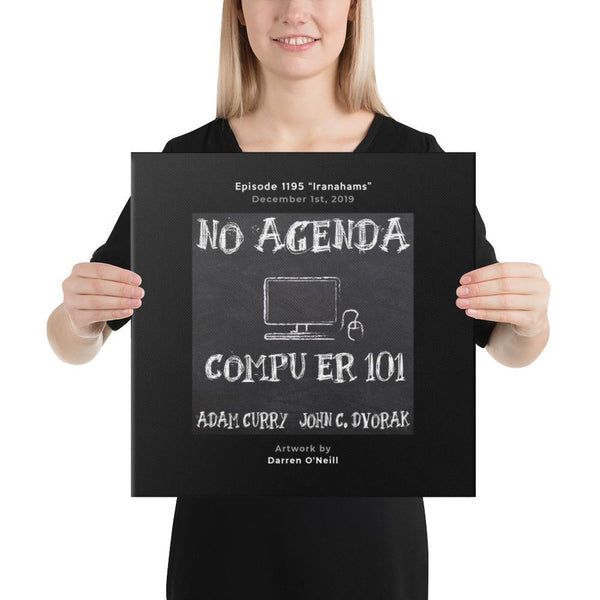 NO AGENDA 1195 - customizable canvas cover art