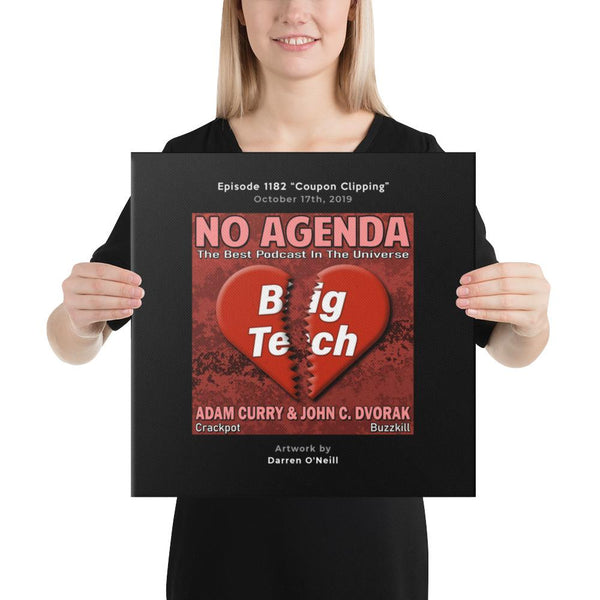 NO AGENDA 1182 - customizable canvas cover art