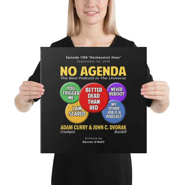 NO AGENDA 1169 - customizable canvas cover art