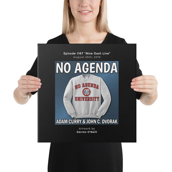 NO AGENDA 1167 - customizable canvas cover art