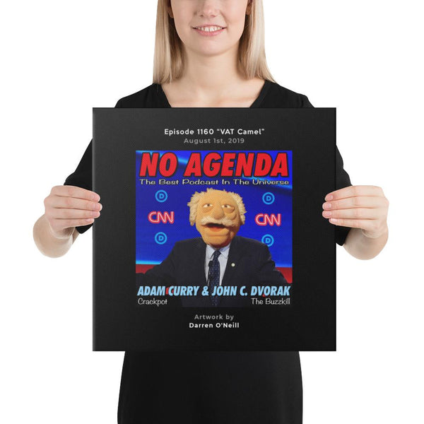 NO AGENDA 1160 - customizable canvas cover art