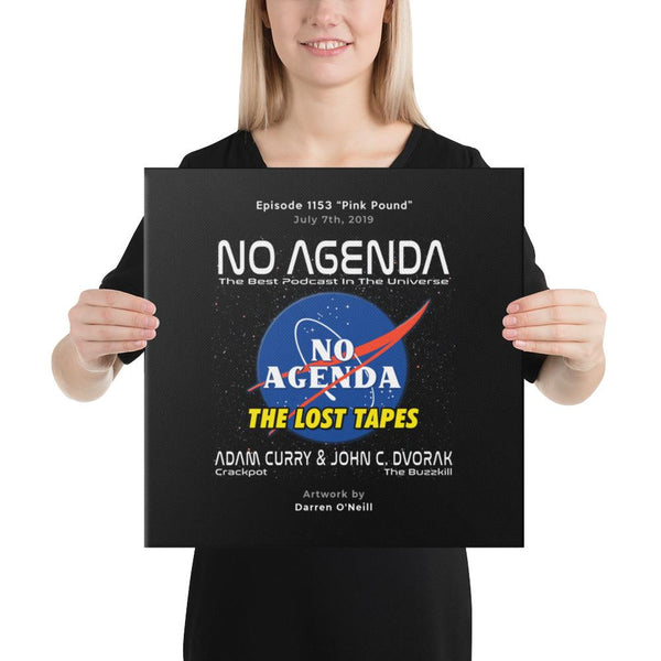 NO AGENDA 1153 - customizable canvas cover art