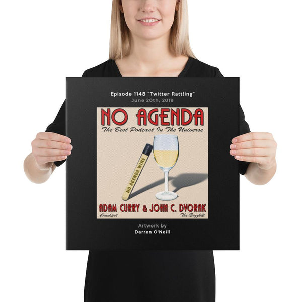 NO AGENDA 1148 - customizable canvas cover art