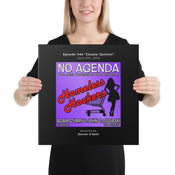 NO AGENDA 1144 - customizable canvas cover art
