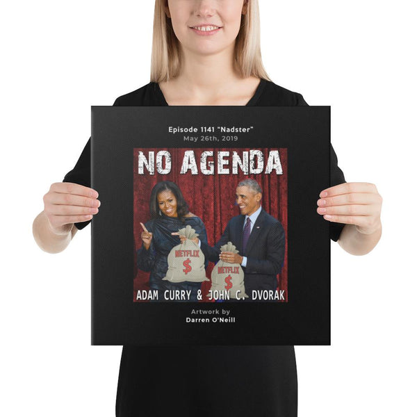 NO AGENDA 1141 - customizable canvas cover art