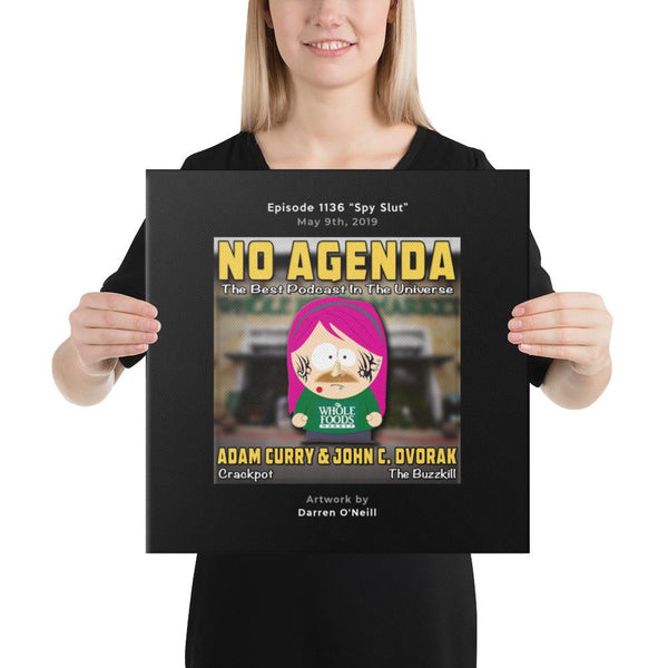 NO AGENDA 1136 - customizable canvas cover art