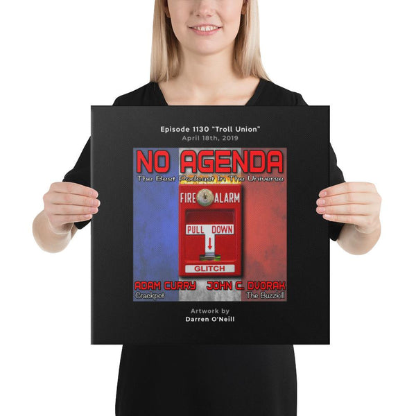 NO AGENDA 1130 - customizable canvas cover art
