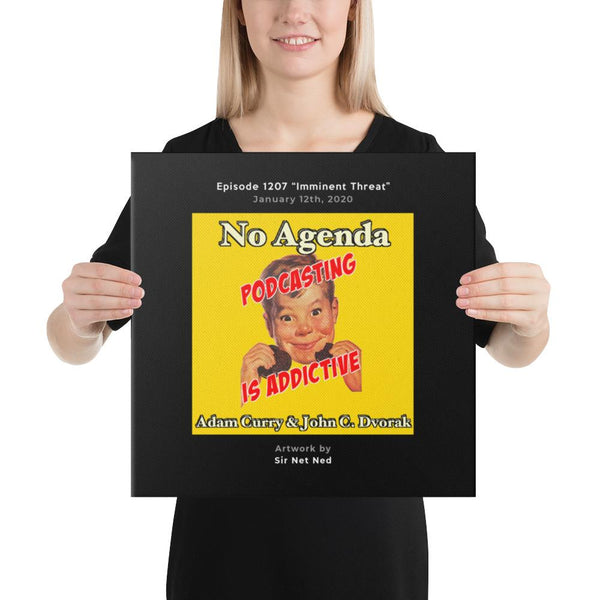 NO AGENDA 1207 - customizable canvas cover art