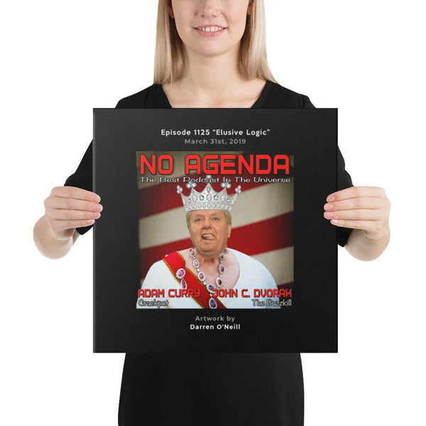 NO AGENDA 1125 - customizable canvas cover art