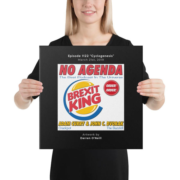 NO AGENDA 1122 - customizable canvas cover art