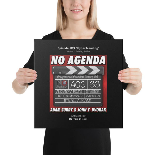 NO AGENDA 1119 - customizable canvas cover art