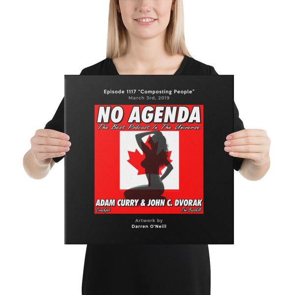 NO AGENDA 1117 - customizable canvas cover art