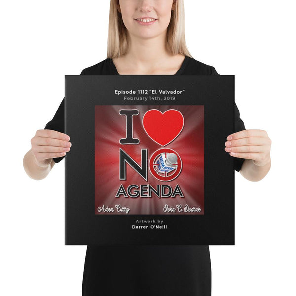NO AGENDA 1112 - customizable canvas cover art