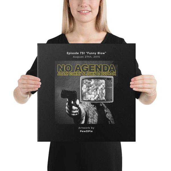 NO AGENDA 0751 - customizable canvas cover art