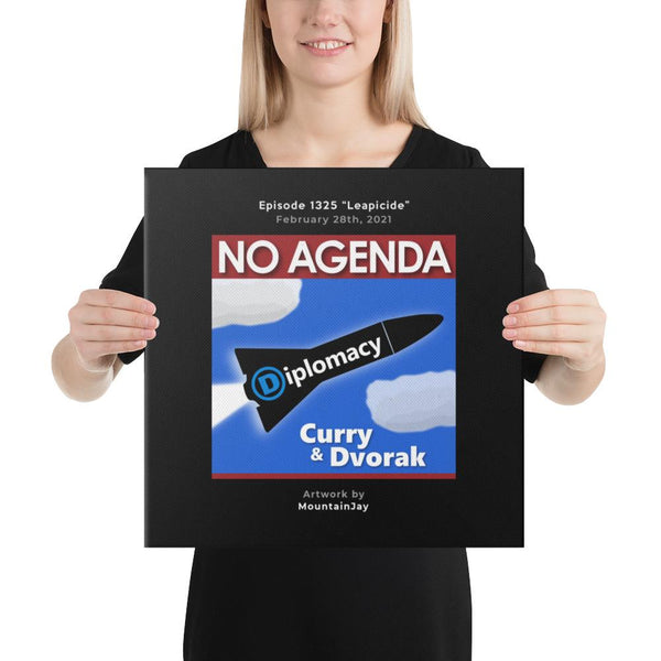 NO AGENDA 1325 - customizable canvas cover art