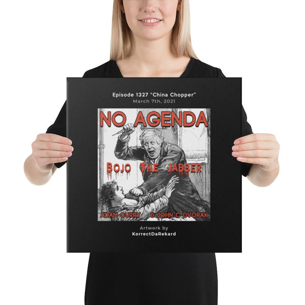 NO AGENDA 1327 - customizable canvas cover art