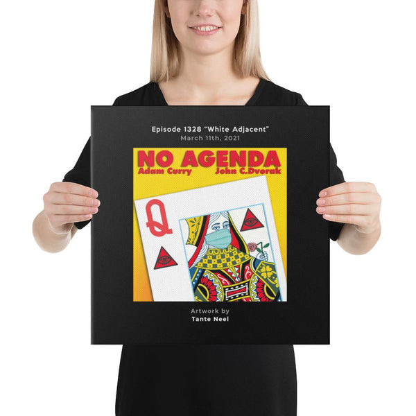 NO AGENDA 1328 - customizable canvas cover art