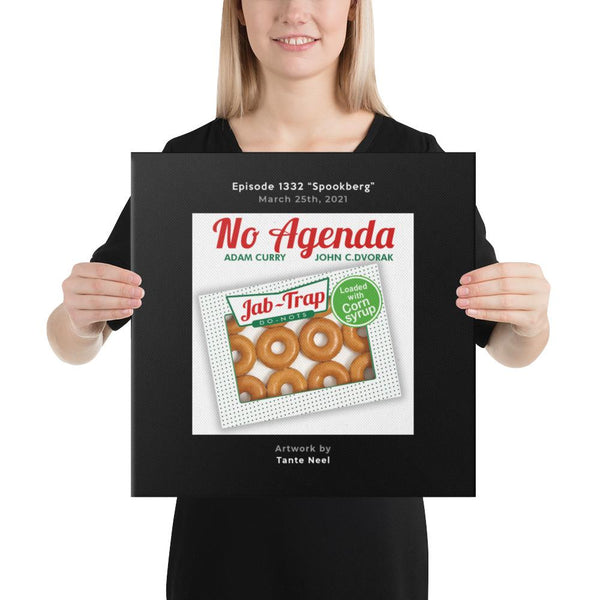 NO AGENDA 1332 - customizable canvas cover art