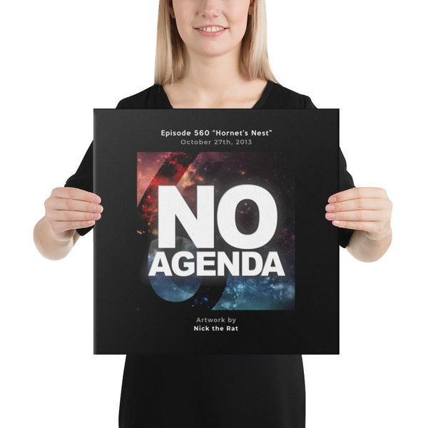 NO AGENDA 0560 - customizable canvas cover art