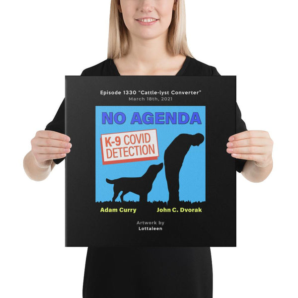 NO AGENDA 1330 - customizable canvas cover art