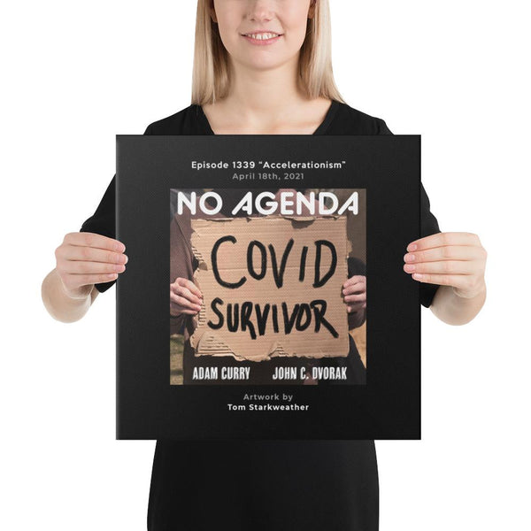 NO AGENDA 1339 - customizable canvas cover art