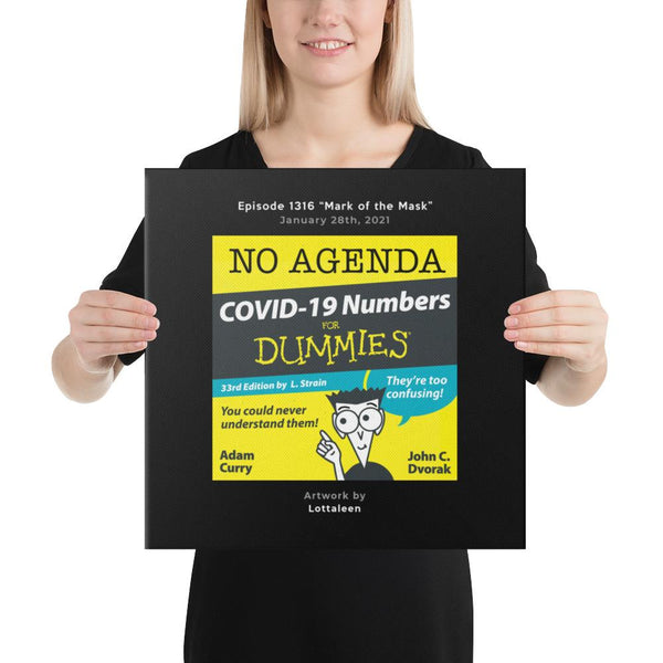 NO AGENDA 1316 - customizable canvas cover art