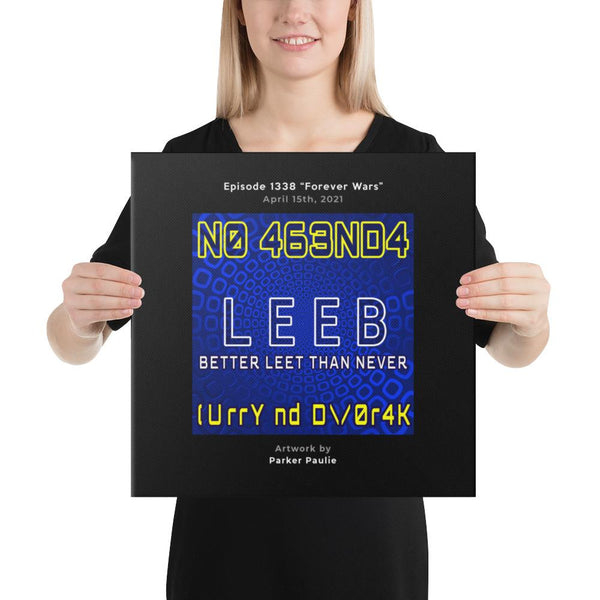 NO AGENDA 1338 - customizable canvas cover art