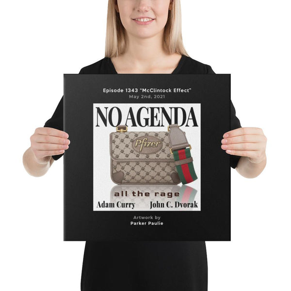 NO AGENDA 1343 - customizable canvas cover art