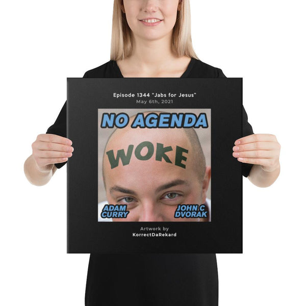 NO AGENDA 1344 - customizable canvas cover art