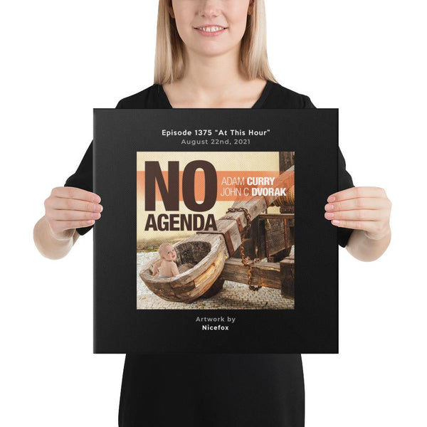 NO AGENDA 1375 - customizable canvas cover art