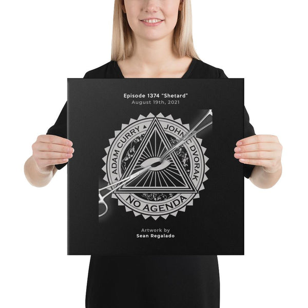 NO AGENDA 1374 - customizable canvas cover art