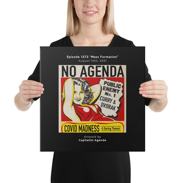 NO AGENDA 1373 - customizable canvas cover art