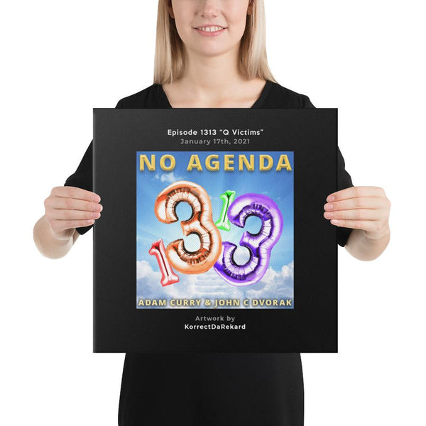 NO AGENDA 1313 - customizable canvas cover art