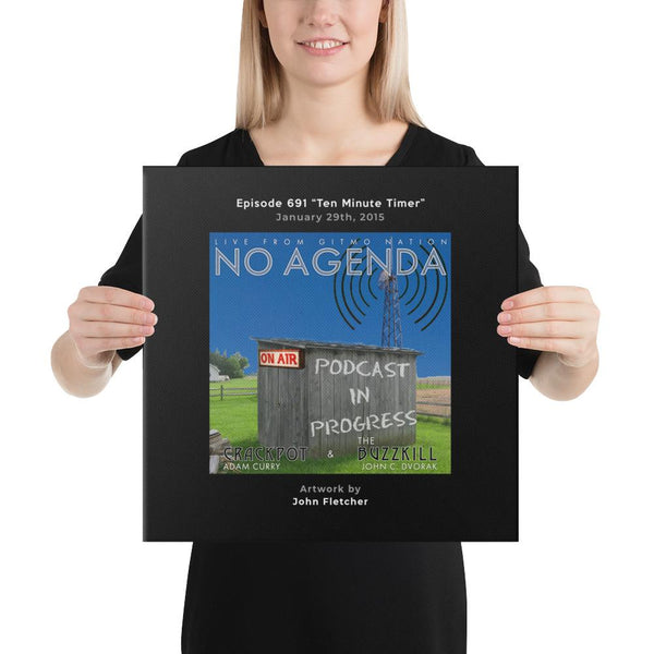 NO AGENDA 0691 - customizable canvas cover art