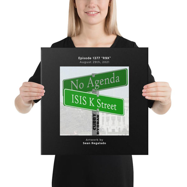 NO AGENDA 1377 - customizable canvas cover art