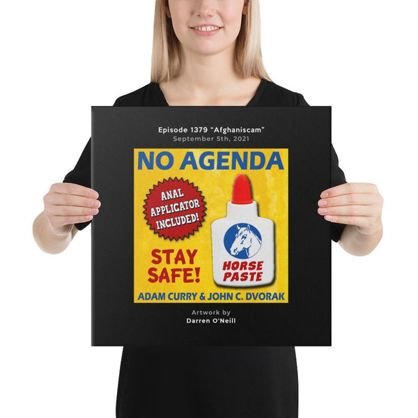 NO AGENDA 1379 - customizable canvas cover art