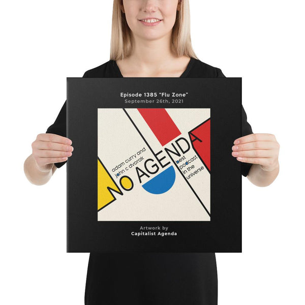 NO AGENDA 1385 - customizable canvas cover art