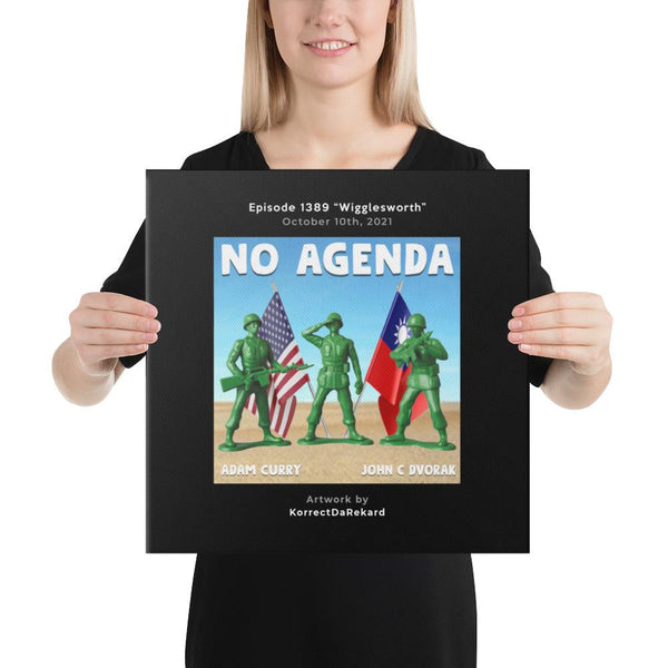 NO AGENDA 1389 - customizable canvas cover art