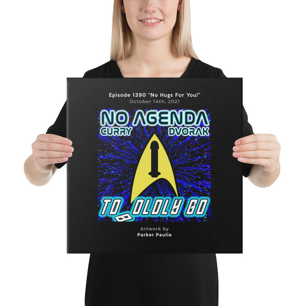 NO AGENDA 1390 - customizable canvas cover art