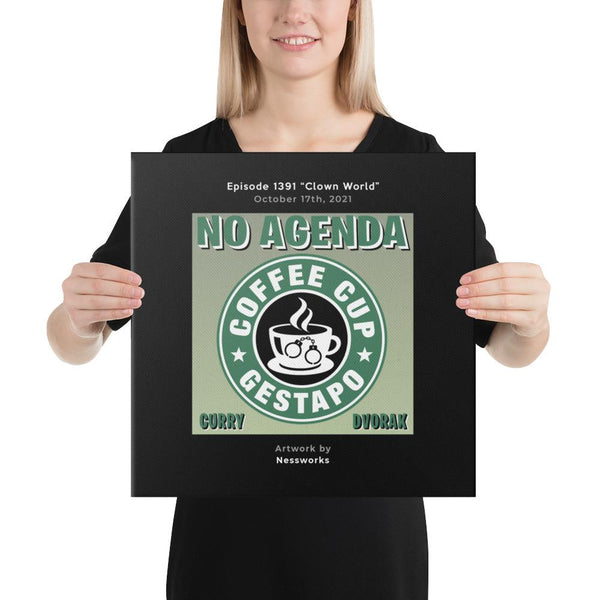NO AGENDA 1391 - customizable canvas cover art