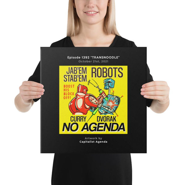 NO AGENDA 1392 - customizable canvas cover art