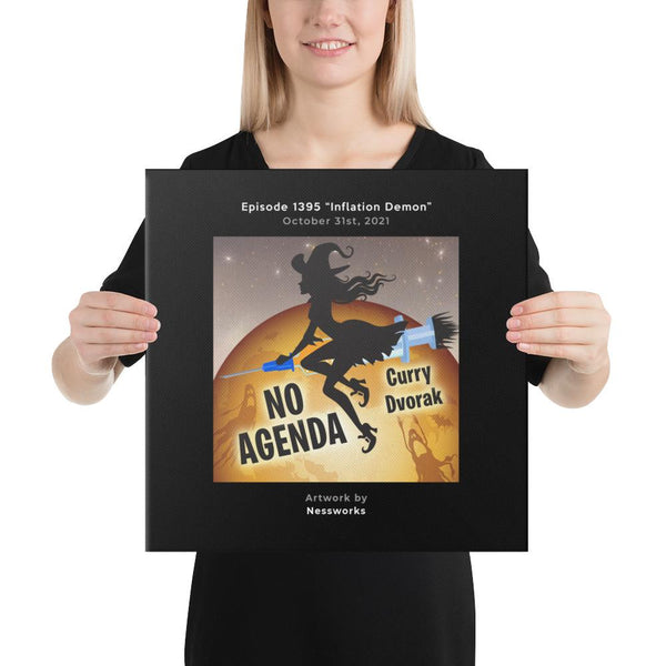 NO AGENDA 1395 - customizable canvas cover art