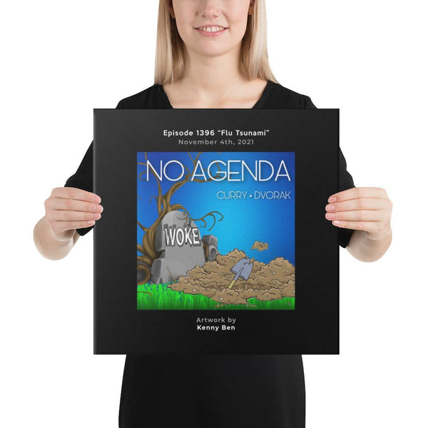 NO AGENDA 1396 - customizable canvas cover art