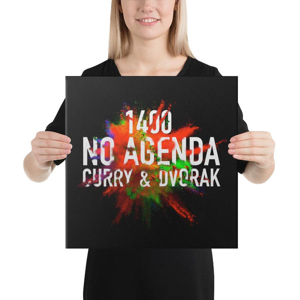 NO AGENDA 1400 - canvas cover art