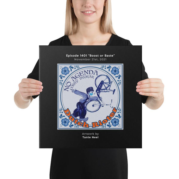 NO AGENDA 1401 - customizable canvas cover art