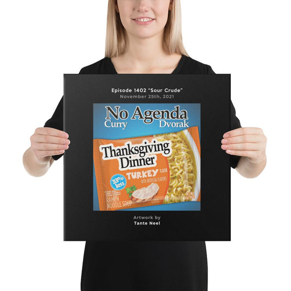 NO AGENDA 1402 - customizable canvas cover art