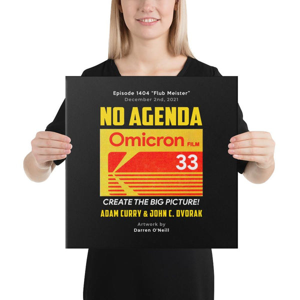 NO AGENDA 1404 - customizable canvas cover art