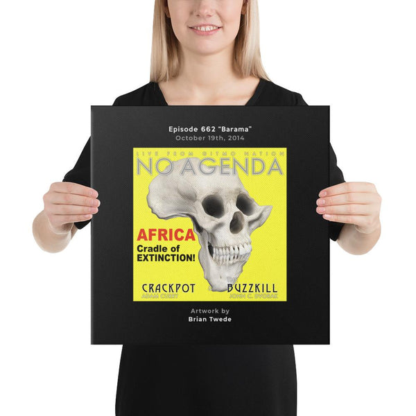 NO AGENDA 0662 - customizable canvas cover art