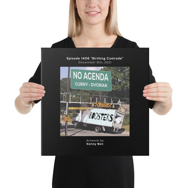 NO AGENDA 1406 - customizable canvas cover art