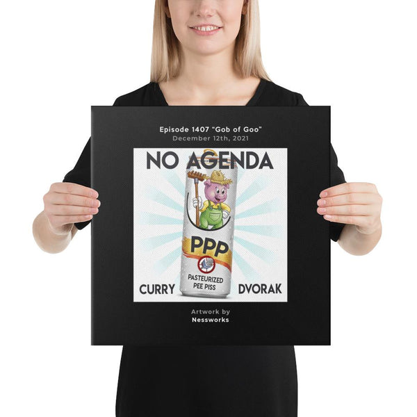 NO AGENDA 1407 - customizable canvas cover art